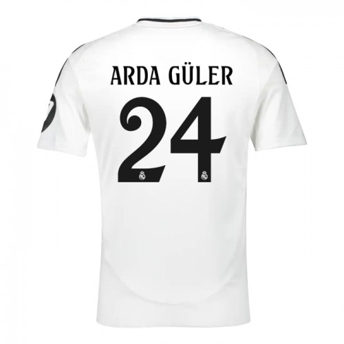 Maillot de Foot Real Madrid Arda Guler 24 Domicile 2024-25 Maillot de Foot Real Madrid Arda Guler 24 Domicile 2024-25
